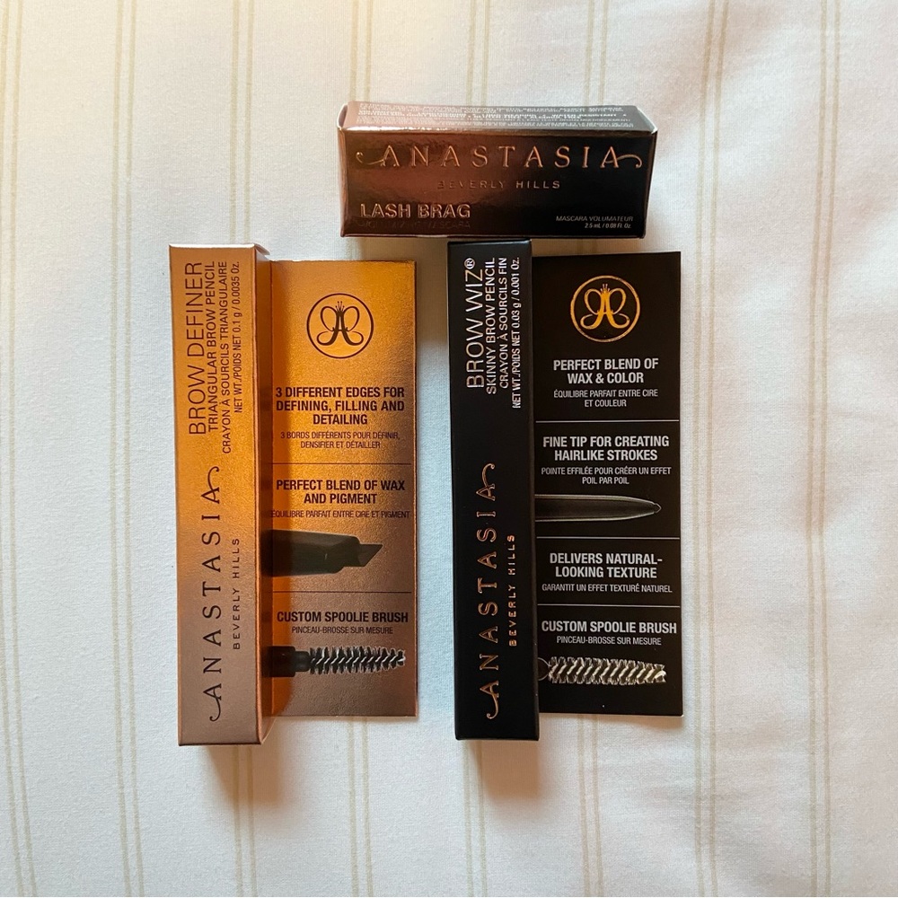Anastasia Beverly Hills New 3 Piece Brow & Mascara Mini Bundle